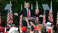 Trump courts Biden's Black, Hispanic coalition in NY