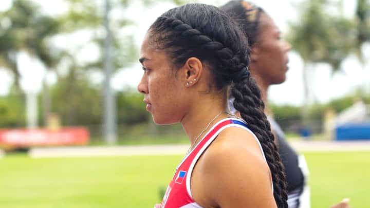 KASUSUNGKIT lamang ni Kristina Knott ng gintong medalya sa Hong Kong Athletics Championship.
