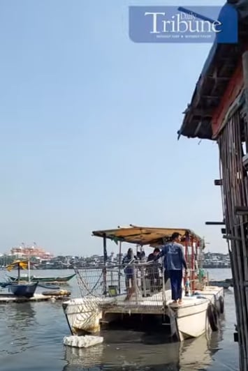 River patrollers in the waters of the Pasig river
