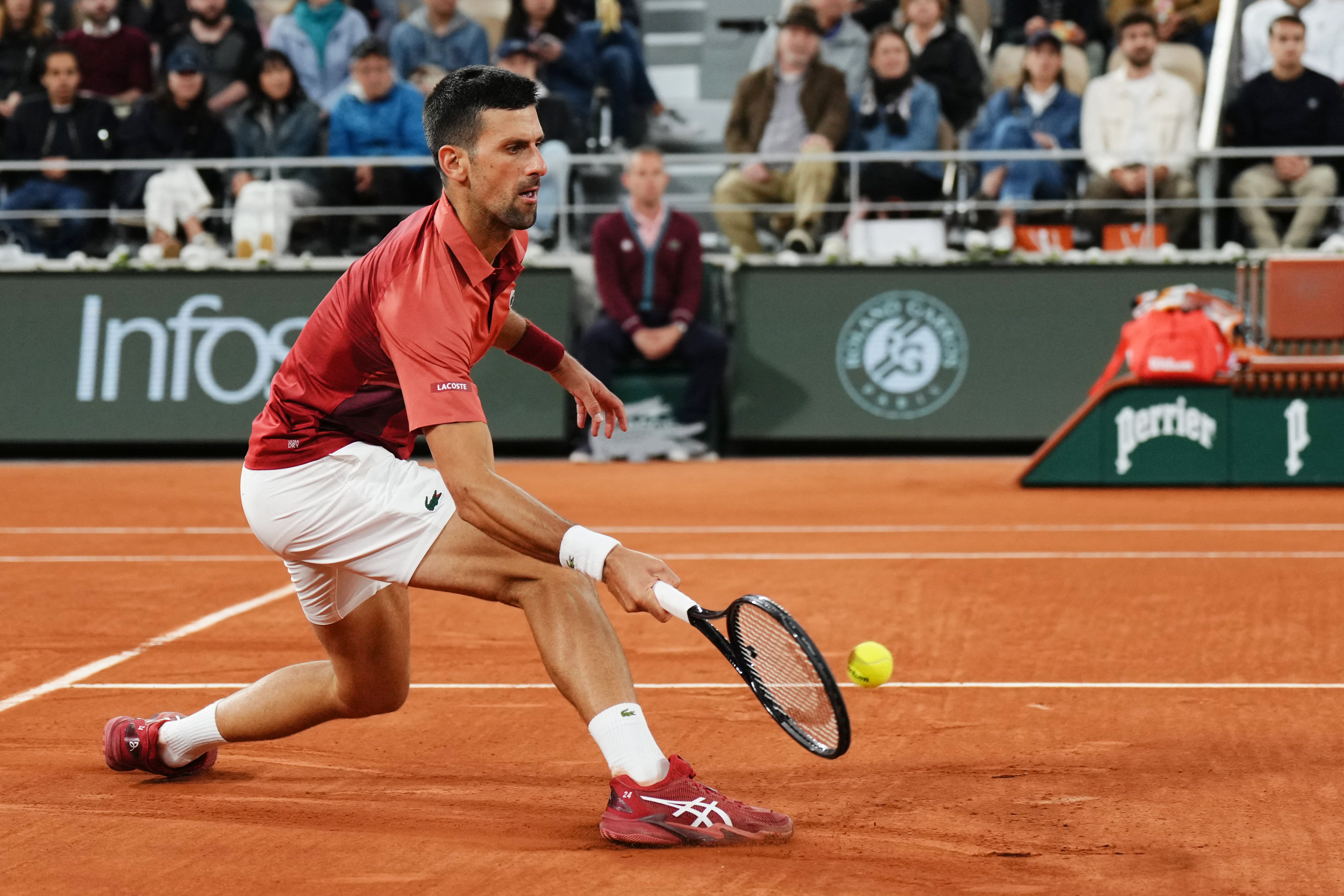 NO FRENCH TOAST: Djokovic makes Last 32 as Garros bans alcohol