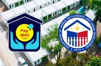 DHSUD, Pag-Ibig logos