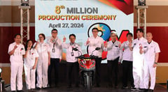 Honda Philippines reaches
8-millionth motorcycle production