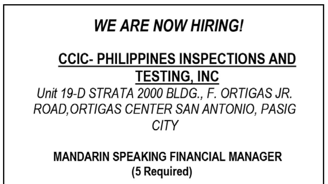 CICC - Philippines Inspections and Testing, Inc