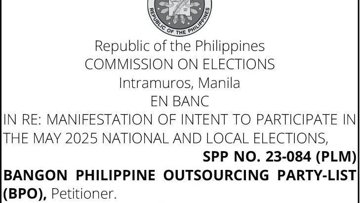 Bangon Philippine Outsourcing Party-List (BPO)