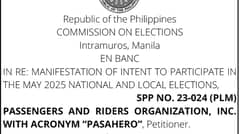 Passengers and Riders Organization, Inc. (PASAHERO Partylist)