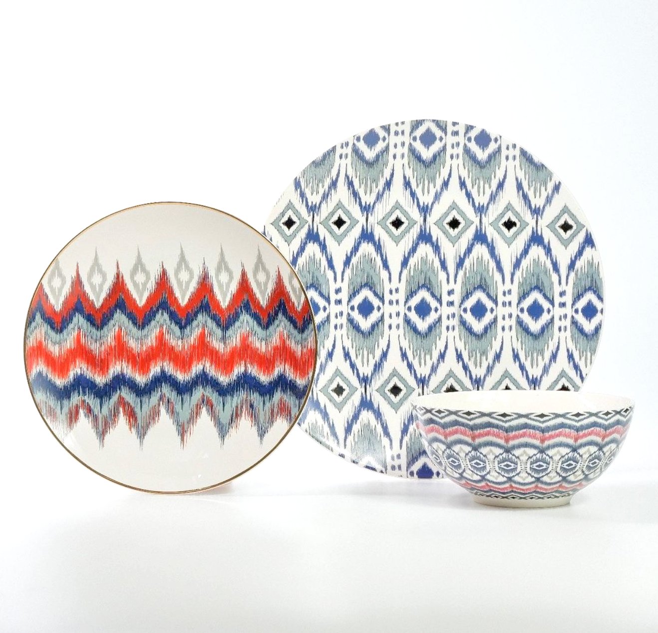 PLATE design inspired by ikat, a fabric from the Mandaya people of Davao Oriental.