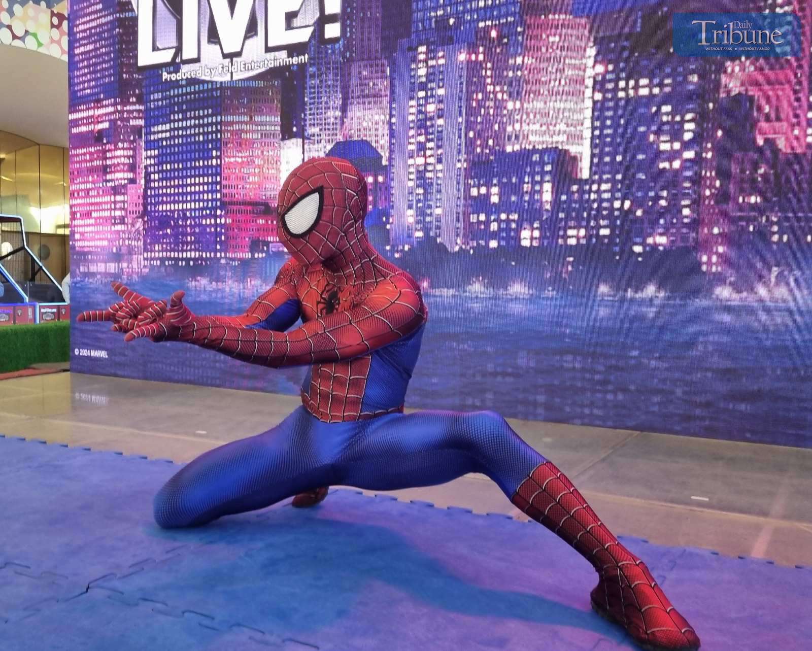 Picture time with Spidey