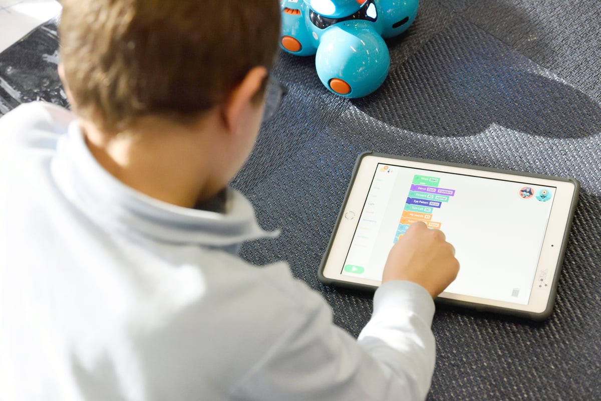 ONLINE learning experience using mobile devices.