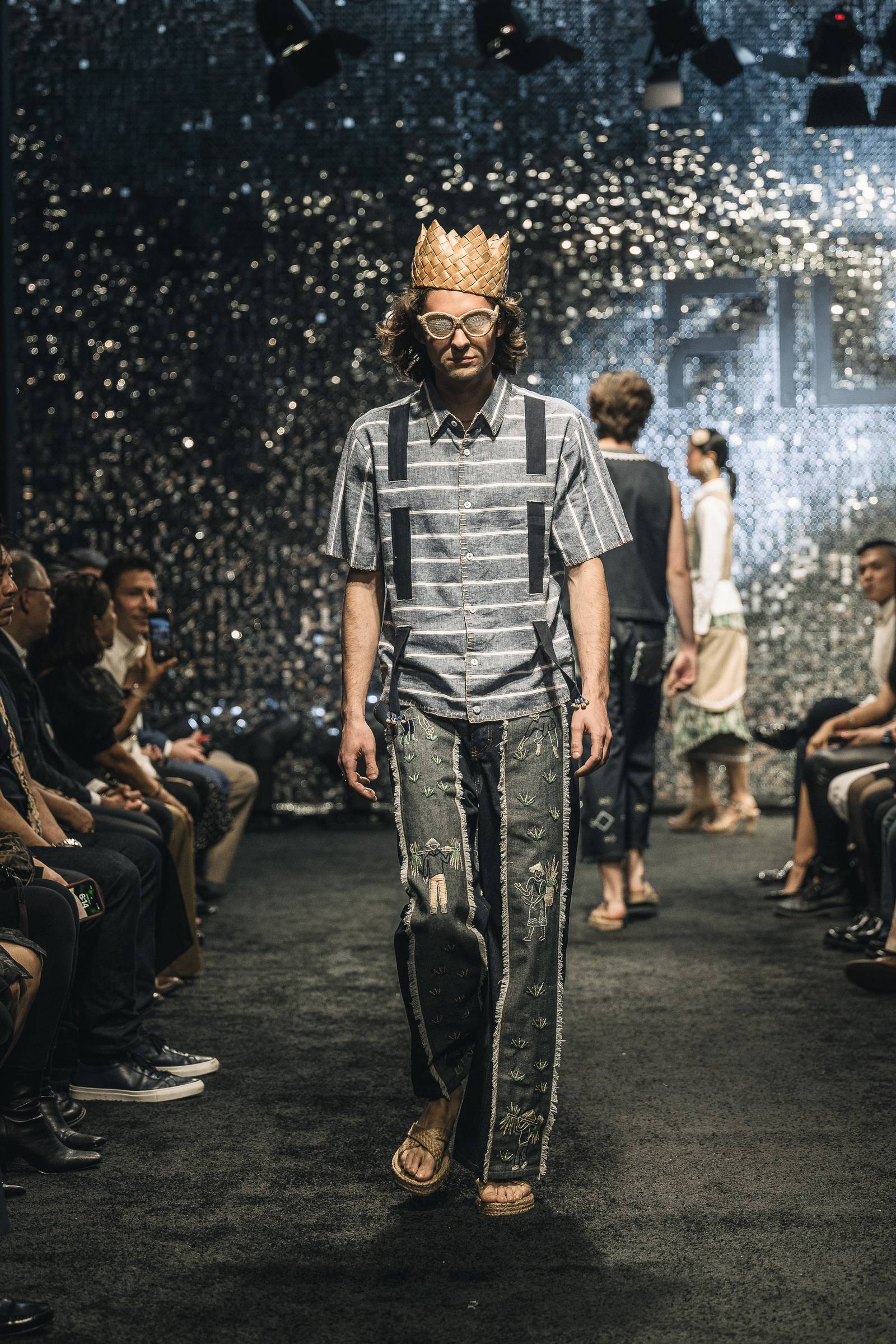 WEAVING and embroidery are at the very heart and core of the brand.