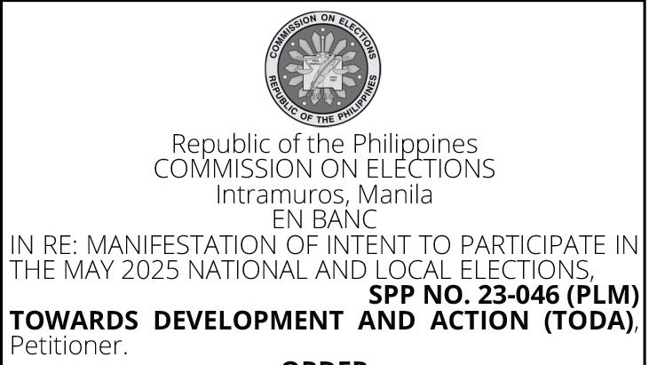 Towards Development and Action (TODA Partylist)