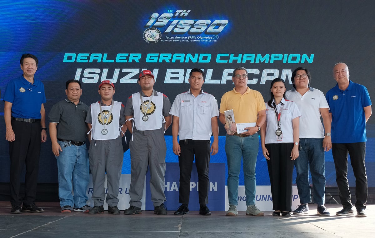 Crew of Isuzu Bulacan are the grand champions
