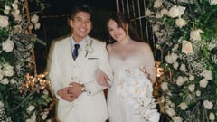 Mika de la Cruz weds Nash Aguas in intimate Tagaytay wedding