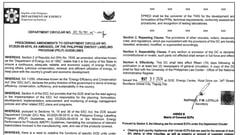 Department of Energy Circular No. DC2024-05-0017