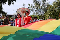 LGBTQIA+ couples get hitched