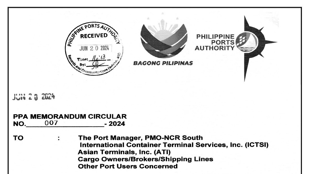 PPA Memorandum Circular No. 007-2024