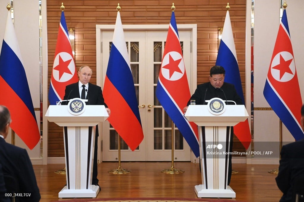 N. Korea, Russia sign mutual defence deal as Kim pledges support on Ukraine
