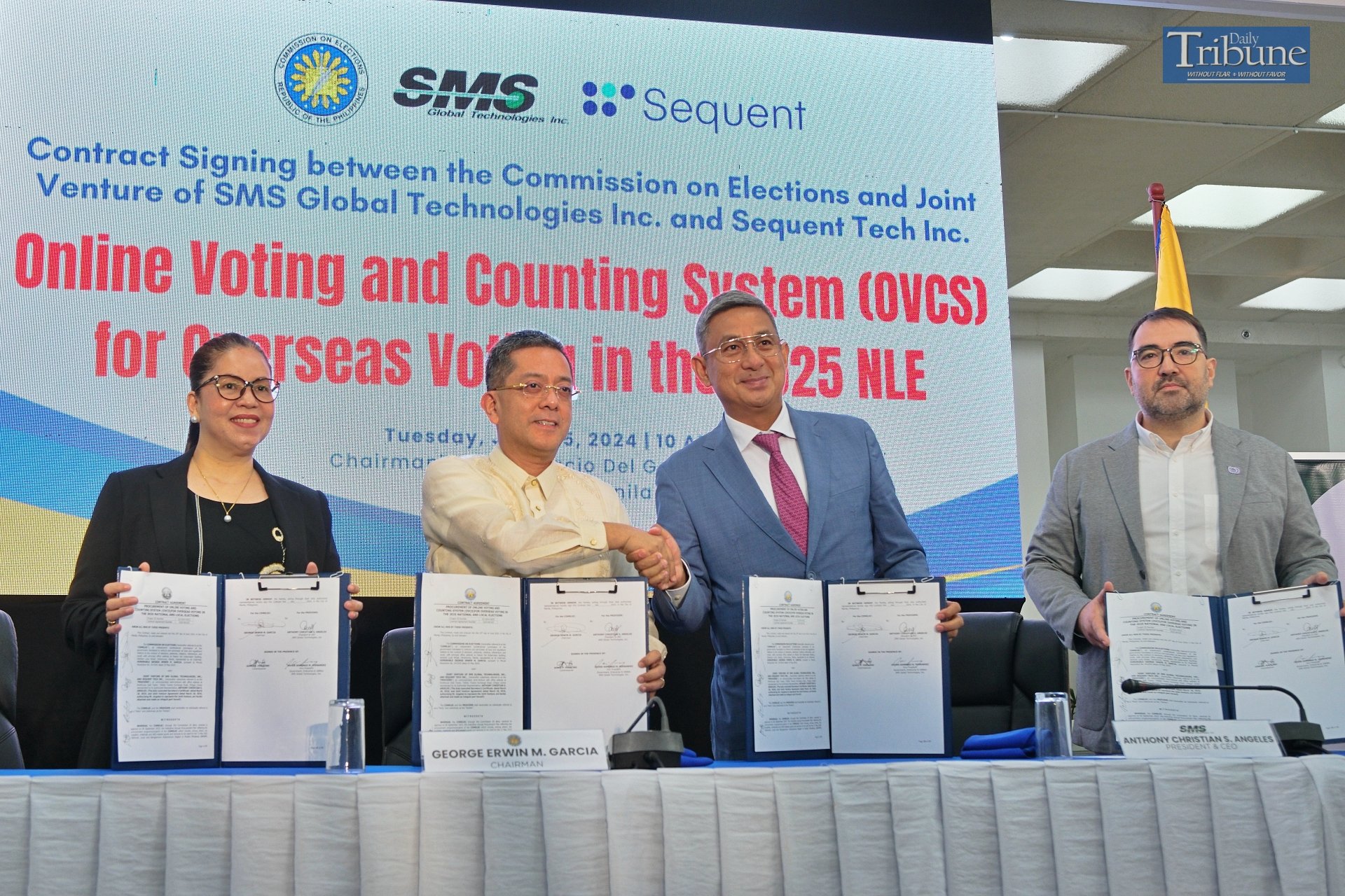 COMELEC inks JVA for 2025 midterm polls