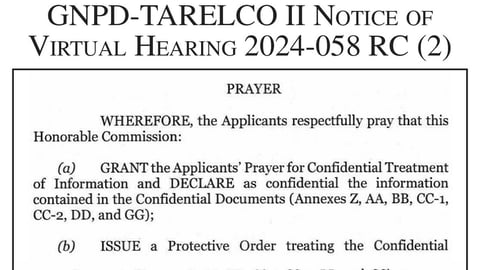 GNPD-TARELCO II Notice of Virtual Hearing 2024-058 RC (2)
