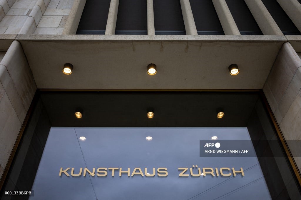 A picture taken on March 14, 2023 show the entrance of the Kunsthaus Zurich.
Kunsthaus Zurich, one of Switzerland's top art museums, launched a new review aimed at clarifying whether any of its artworks might be cultural property looted by the Nazis. Ann Demeester, who took over as the museum's director in January 2023, wants to tackle the thorny issue of provenance and art confiscated by Nazi Germany.