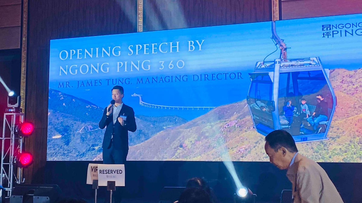 James Tung, the managing director of Ngong Ping 360