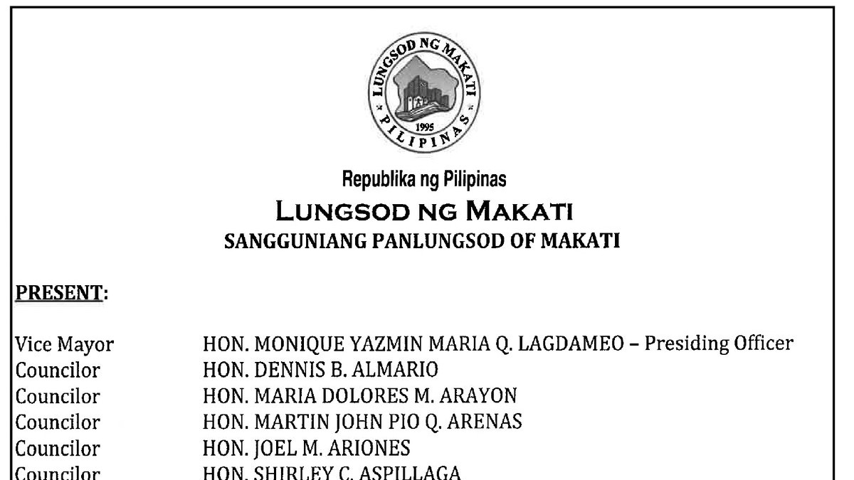 Makati City Resolution No. 2024-104