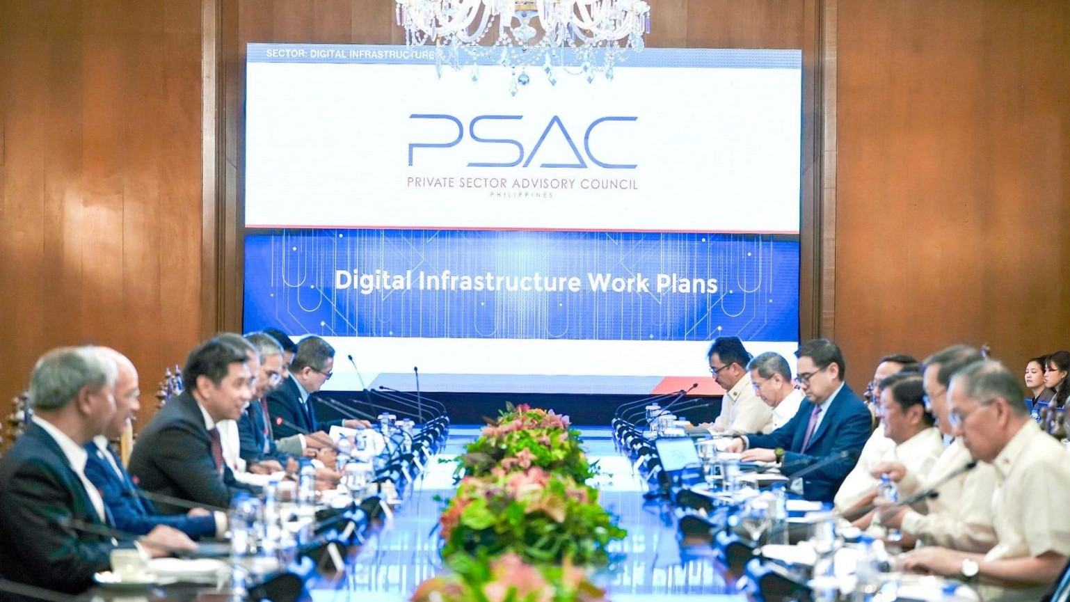 Private Sector Advisory Council - Digital Infra Sector presents transformative digital strategies to President Ferdinand Marcos Jr., aimed at enhancing internet connectivity and generating one million digital jobs across the Philippines from the last PSAC Digital meeting
