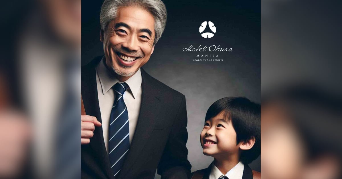 Only the best for Dad at Hotel Okura Manila