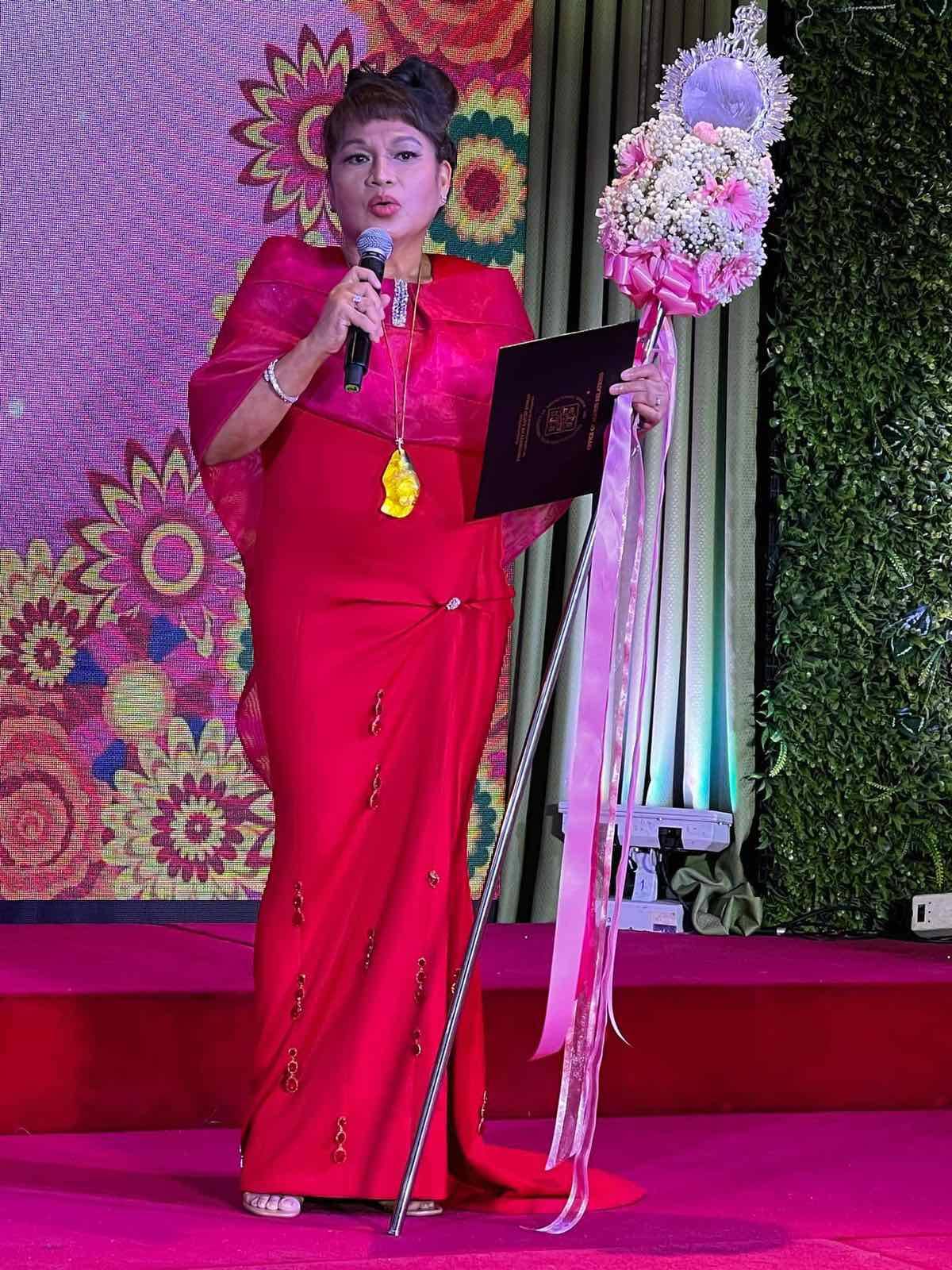 2025 Hermana Mayor Margie Organo Tajon sharing her plans for the year ahead