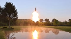 North Korea tests multiple-warhead missile