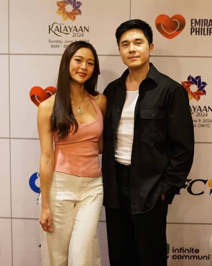 KIM Chiu and Paulo Avelino at the Kalayaan 2024 event.