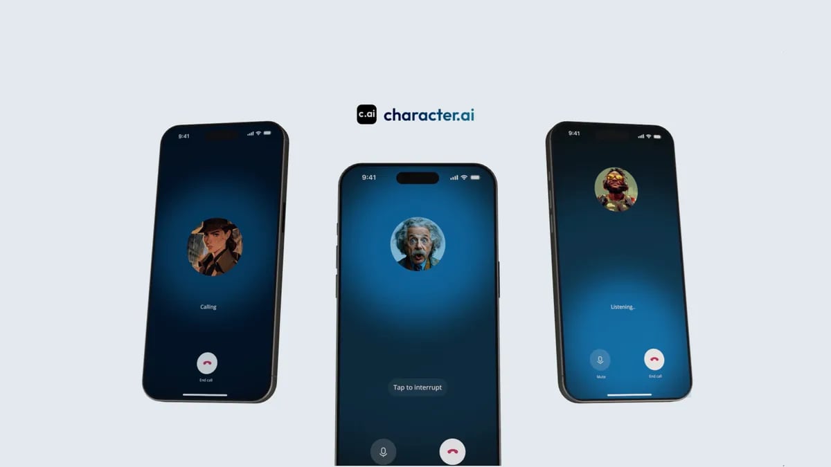 Ring Ring, It's Your AI BFF: Character.ai's New Feature Brings Virtual Pals to Life
