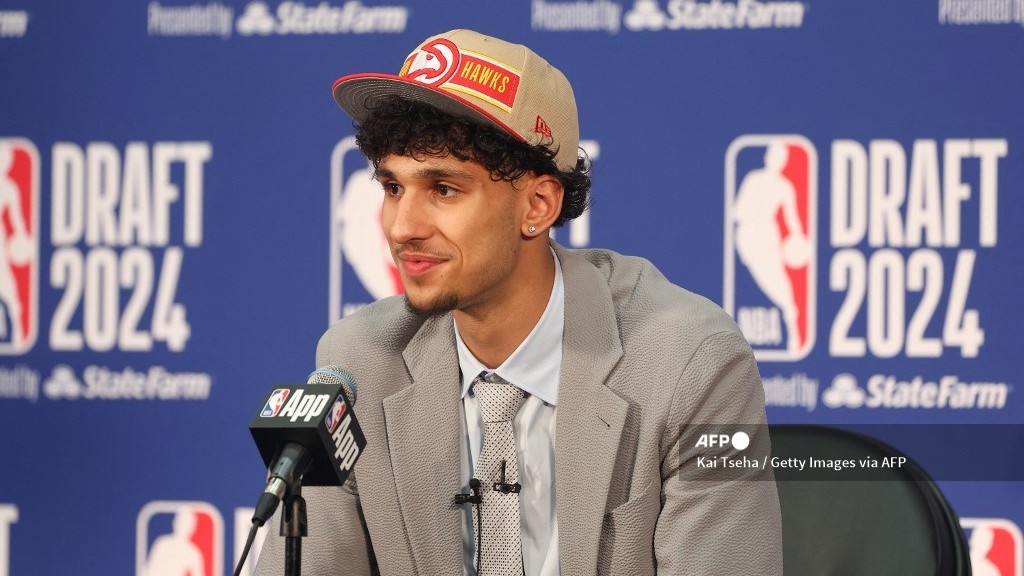 Risacher goes to Hawks with top pick in NBA Draft