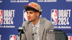 Risacher goes to Hawks with top pick in NBA Draft