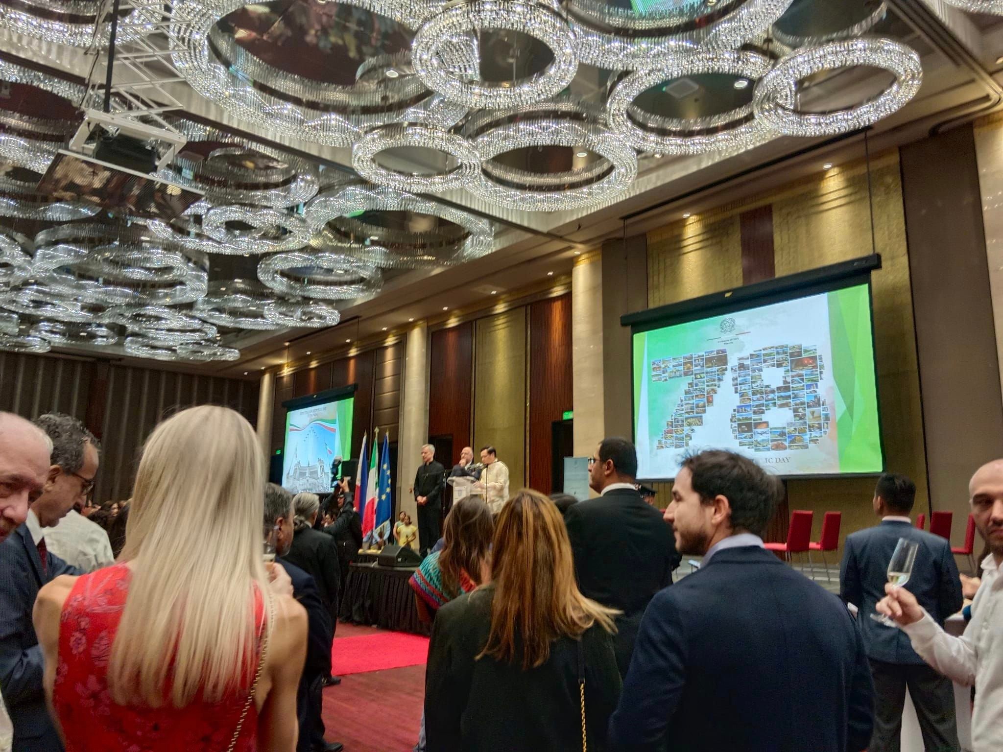 Tondo celebrates Italian Republic Day