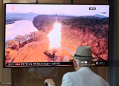 N. Korean test of likely hypersonic missile fails: Seoul military official