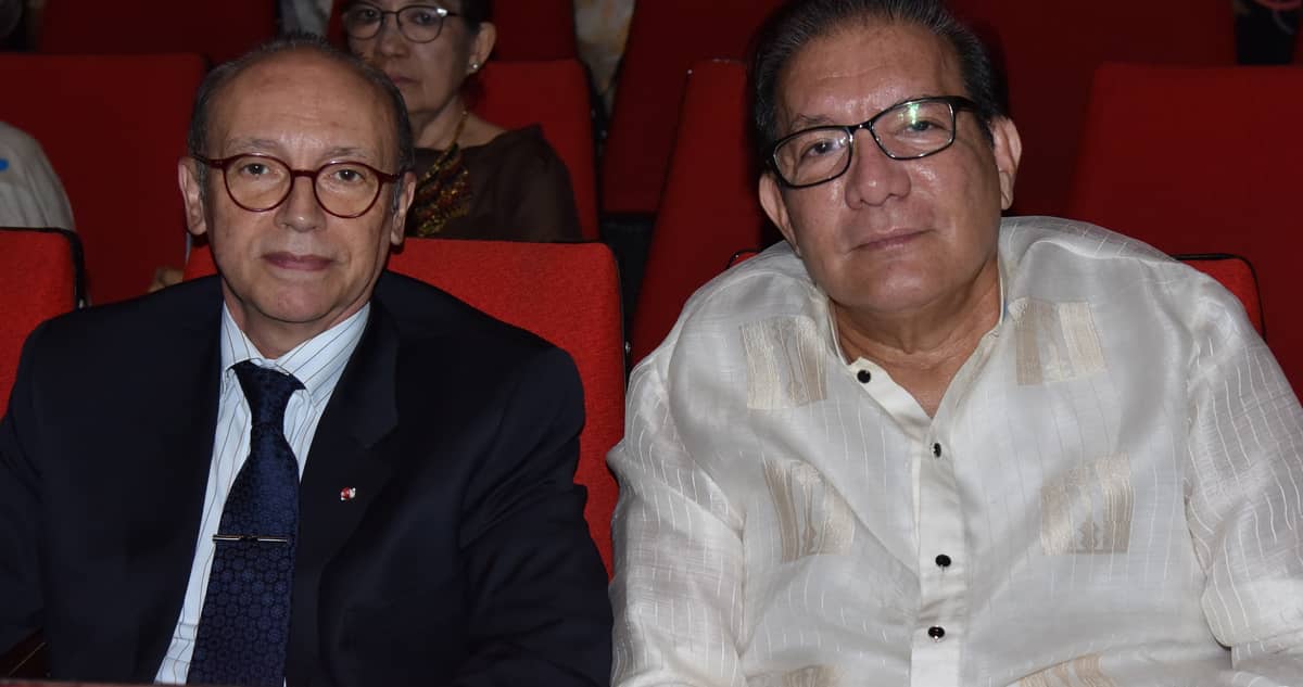 H. E. Ambassador Mohammed Rida El Fassi of Morocco and Patrick Jacinto