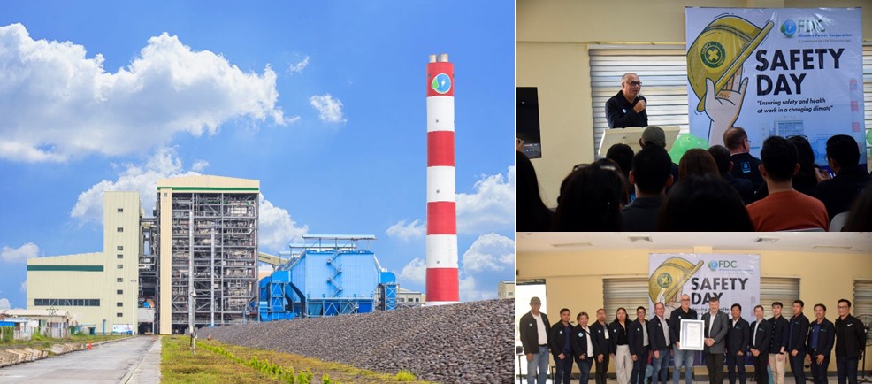 8M SAFE MAN-HOURS. Filinvest’s flagship power project, the FDC Misamis 3x135 MW Baseload Thermal Power Plant in Villanueva, Misamis Oriental, has achieved 8-million safe man-hours since its commercial operations in 2016 and has formally received its ISO 45001:2018 certification from TUV SUD PSB Philippines Inc.