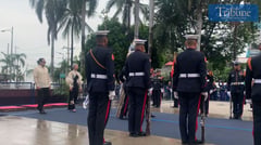 Wreath-laying at Rajah Sulayman Park