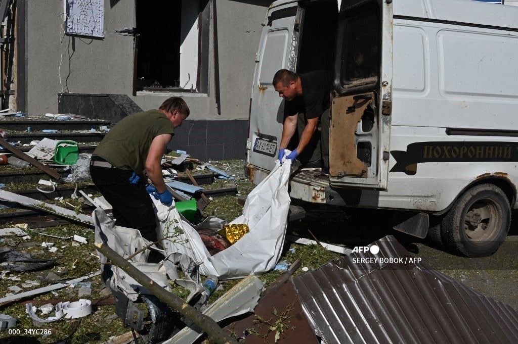 Three killed, dozens hurt as Russia hits war-torn Ukraine city
