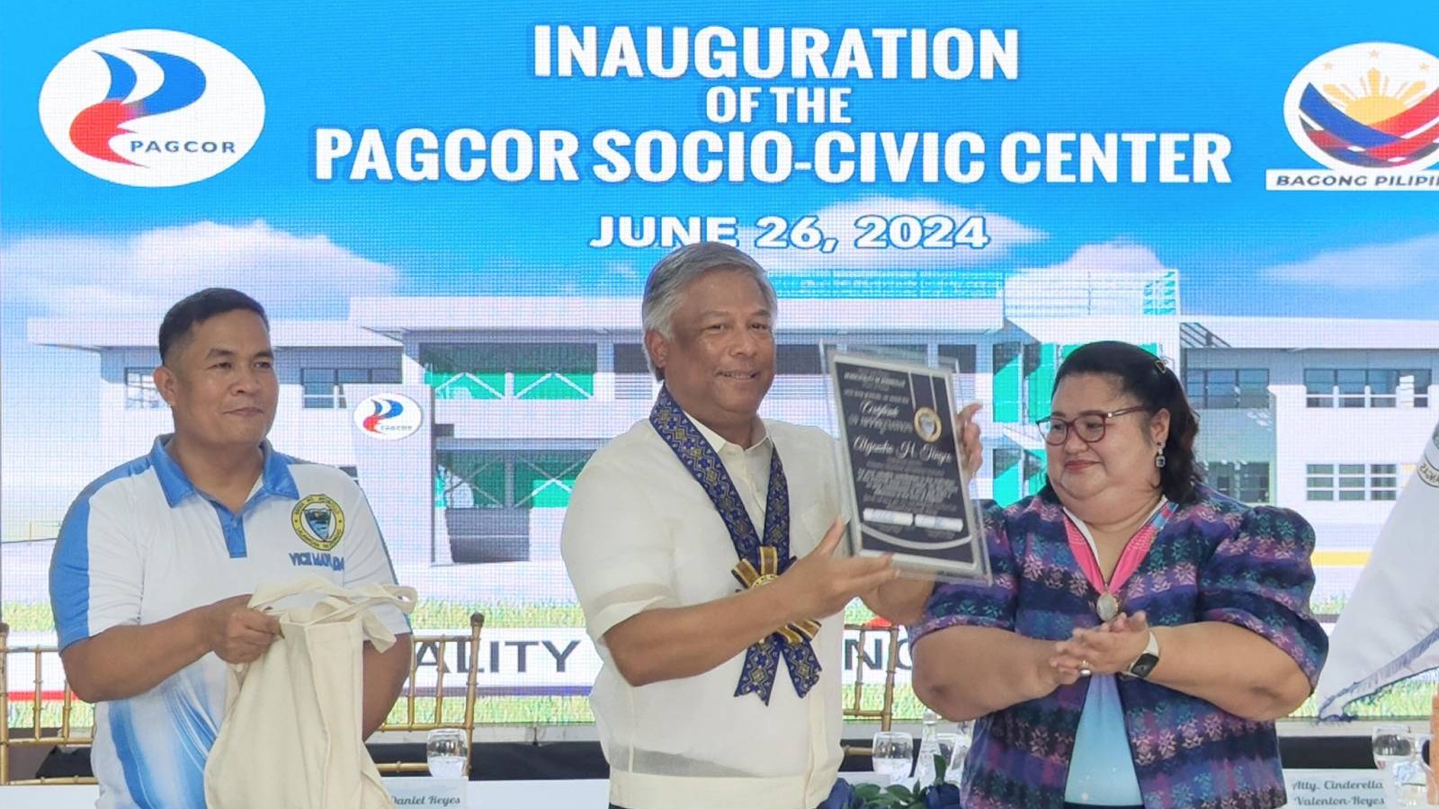 PAGCOR unveils first socio-civic center in Batangas