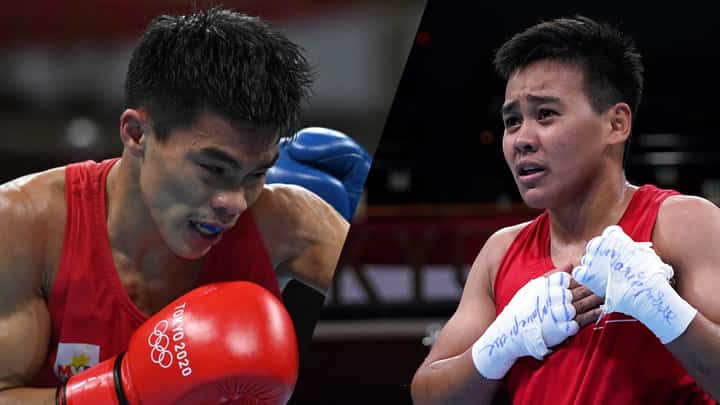 CARLO Paalam and Nesthy Petecio