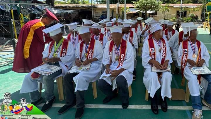 THIRTY-SEVEN PDLs finished elementary level and 20 others completed the DepEd ALS-Basic Literacy Program.