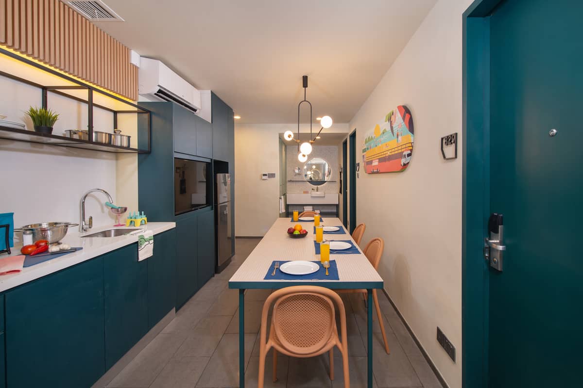 KITCHEN area.