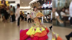 A Santacruzan of beauty queens