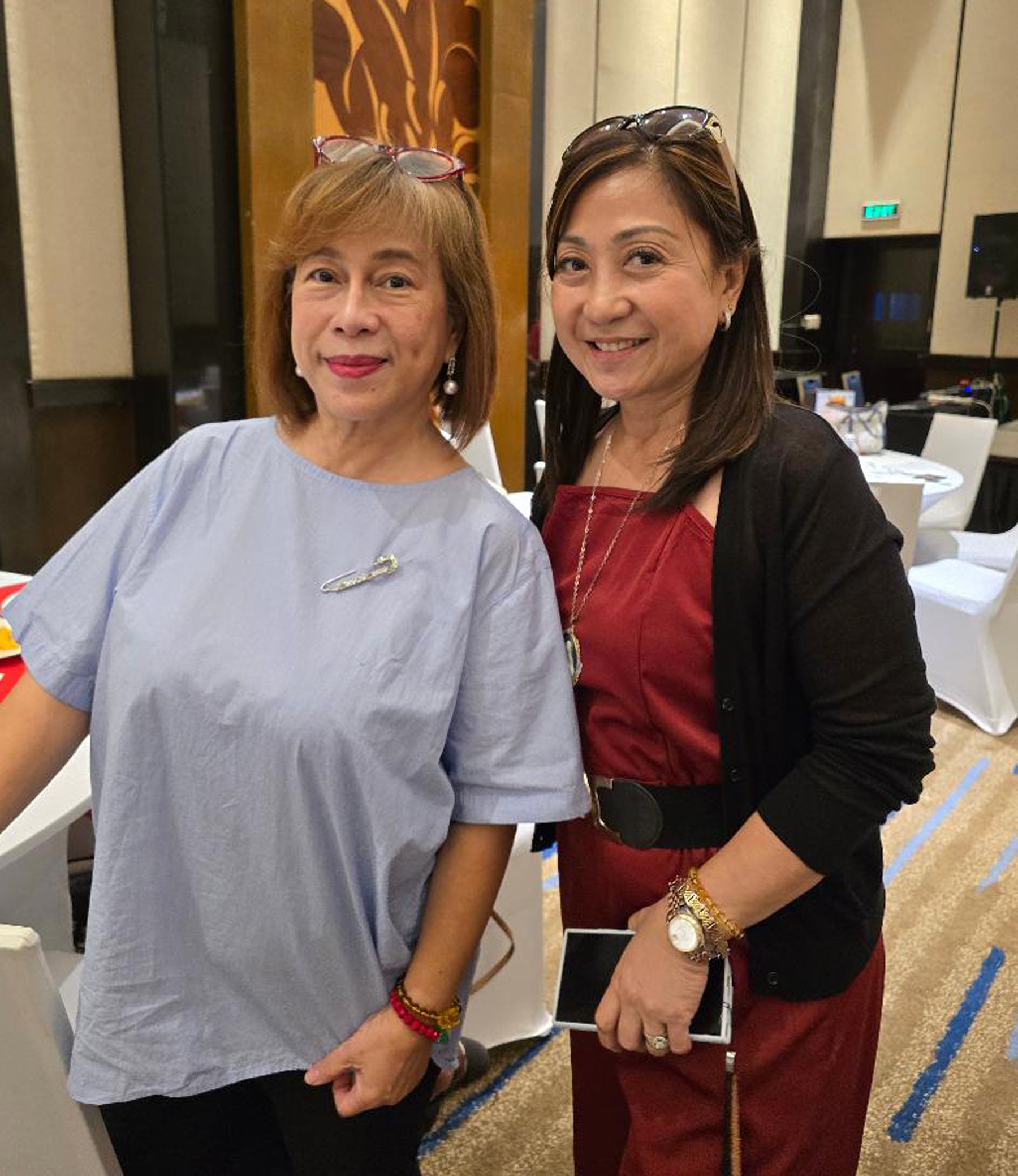 Cherry Callelero and Ann Momongan.