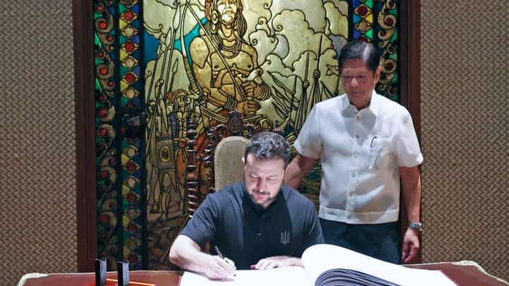 President Ferdinand R. Marcos Jr. meets Ukraine President Volodymyr Zelensky
