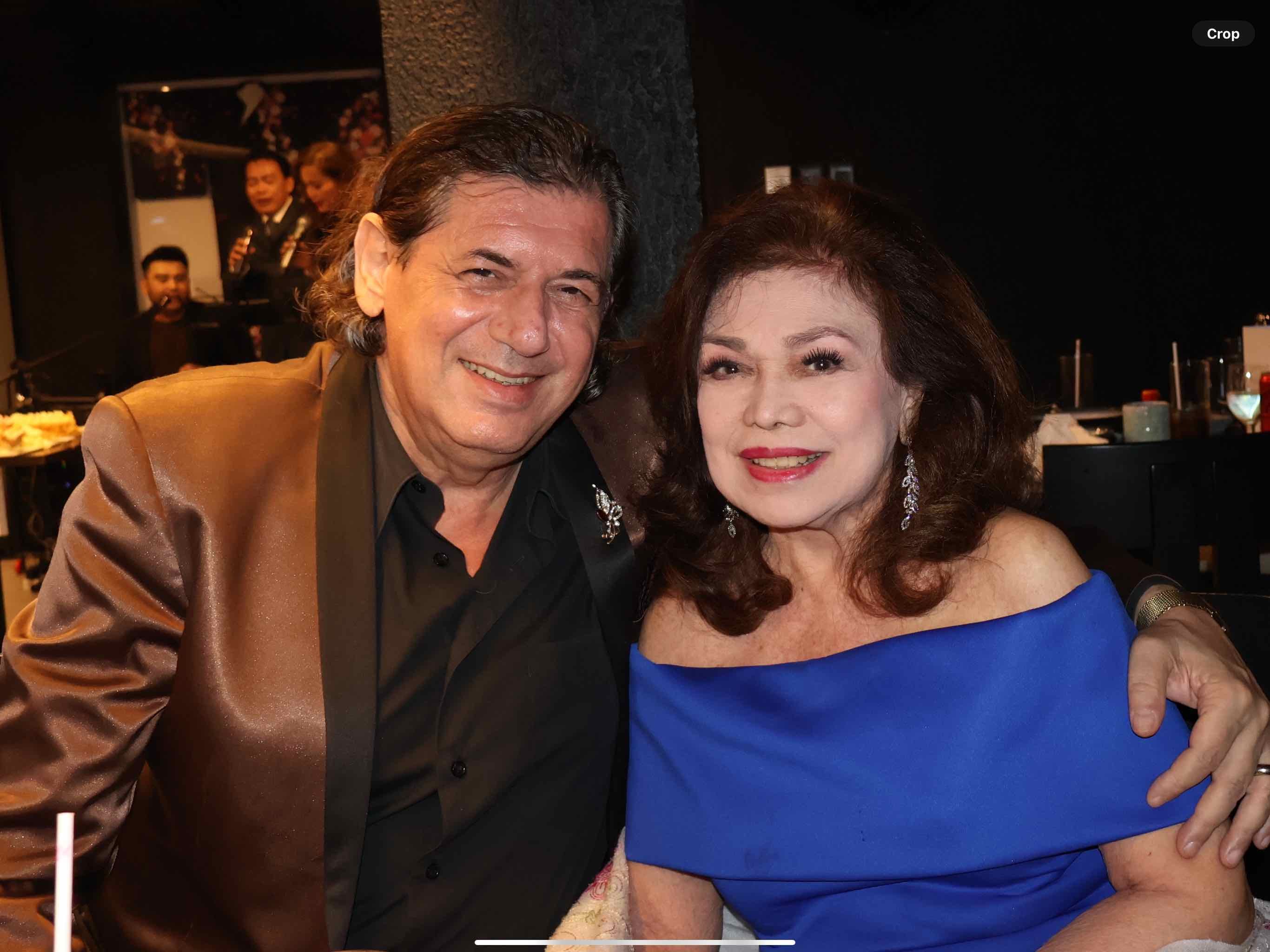 Dr. George Sarikinis and Becky Garcia.