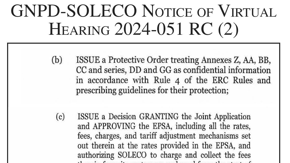 GNPD-SOLECO Notice of Virtual Hearing 2024-051 RC (2)