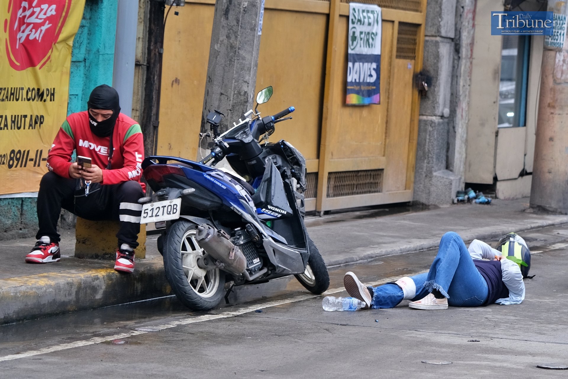 Road accident in Manila