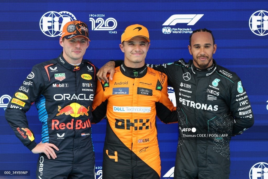 Norris on Spanish Grand Prix pole after 'best ever lap'

